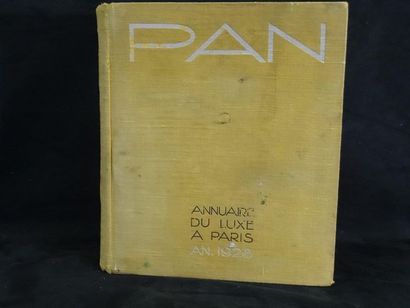PAN - ANNUAIRE DE LUXE À PARIS - SUR UNE...