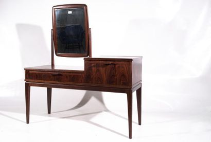 1960S WORK

Dressing table in rosewood veneer;...