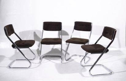 1970S WORK

Chrome plated metal dining room...