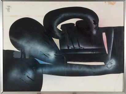 KIJNO Ladislas (1921-2012)

Composition noire...