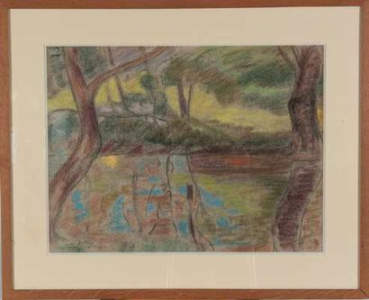 DETROY Léon (1857-1955)

Arbres au bord de...