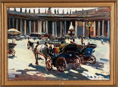 NALBANDIAN D.

Calèche à Rome ?

Hst dédicacée,...