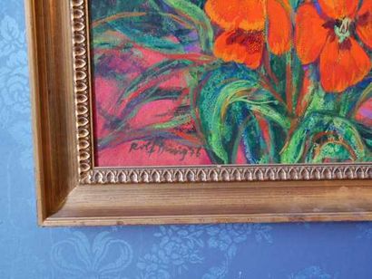 DURIG Rolf (1926 - 1985)

Les tulipes rouges,

peinture...
