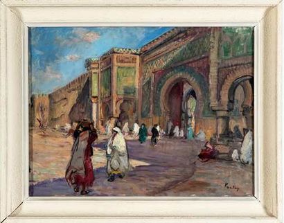 PONTOY Henri (1888 - 1968)

Devant les remparts,

Hst...