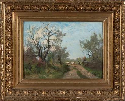 HANOTEAU Hector (1823-1890) 

La charrue,

Hsp...