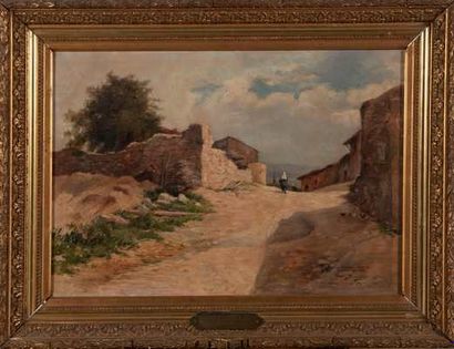 BONNETON Louis (1851 - 1933), 

Une rue à...