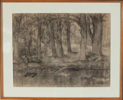 DETROY Léon (1857-1955)

Pêcheur au bord...