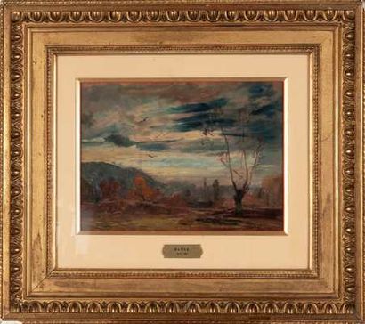 RAVIER Auguste (1814-1895)

Paysage à Morestel,

Aquarelle...