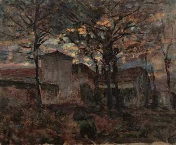 CHARRETON Victor (1864-1936)

Ferme au crépuscule,

Huile...