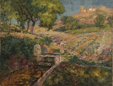 CHARRETON Victor (1864-1936)

La fontaine,

Huile...