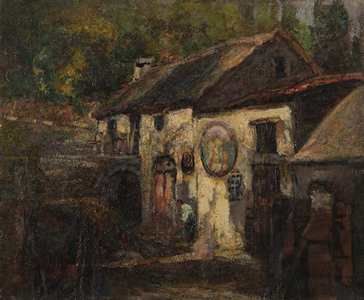 CHARRETON Victor (1864-1936)

Cour de ferme,

Huile...