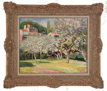 * CHARRETON Victor (1864-1936)

Verger en...
