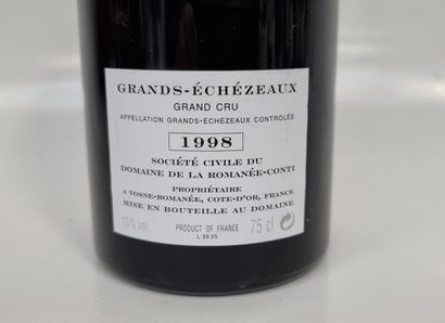 1 B GRANDS-ECHEZEAUX (Grand Cru) 1998 Domaine...