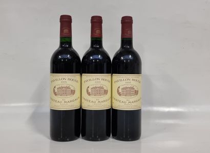 3 B PAVILLON ROUGE DU CHÂTEAU MARGAUX 1995...