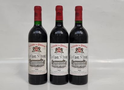 1 B CHÂTEAU LA CROIX SAINT-ANDRE 1988 Lalande...