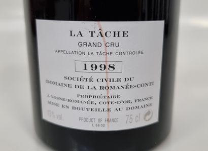 1 B LA TÂCHE (Grand Cru) 1998 Domaine de...
