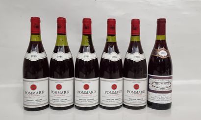 5 B POMMARD LES POUTURES (1° Cru) 1988 Domaine...