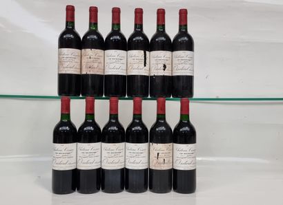 12 B CHÂTEAU CISSAC 1990 Haut-Médoc (T.L.B...