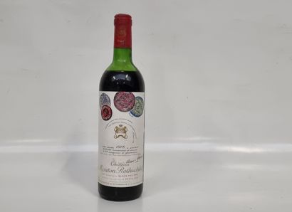 1 B CHÂTEAU MOUTON ROTHSCHILD 1978 GCC1 Pauillac...