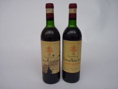 2 B CHÂTEAU PHELAN-SEGUR 1981 Saint-Estèphe...