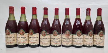 3 B CHAMBOLLE-MUSIGNY 1972 Veuve A. Clerget...