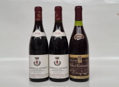 2 B CHAMBOLLE-MUSIGNY LES ECHEZEAUX 1998...
