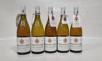 5 B CHÂTEAUNEUF-DU-PAPE Blanc 1993 Domaine...