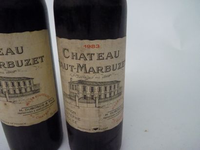 1 B CHÂTEAU HAUT-MARBUZET 1983 Saint-Estèphe...