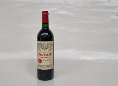 1 B PETRUS 1996 Pomerol (quelques marques...