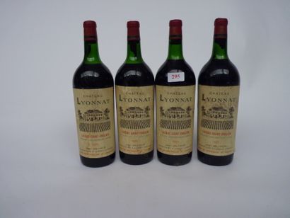 4 Mag CHÂTEAU LYONNAT 1971 Lussac-Saint-Emilion...