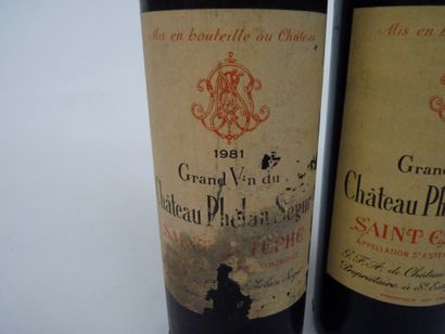 2 B CHÂTEAU PHELAN-SEGUR 1981 Saint-Estèphe...
