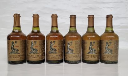 6 B ARBOIS VIN JAUNE 1976 Henri Maire (e.l.s;...