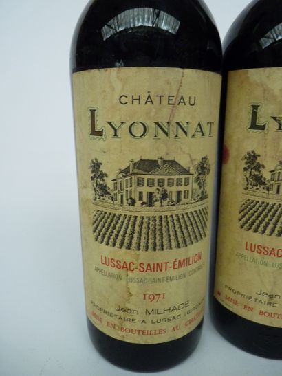 4 Mag CHÂTEAU LYONNAT 1971 Lussac-Saint-Emilion...