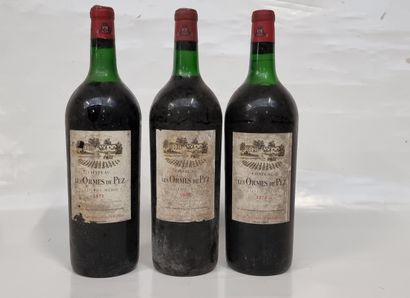 3 Mag CHÂTEAU LES ORMES DE PEZ 1972 Saint-Estèphe...