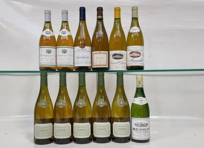 12 B VINS DE BOURGOGNE Blancs (dont Chablis)...