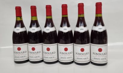 6 B POMMARD LES ARGILLIERES (1° Cru) 1989...