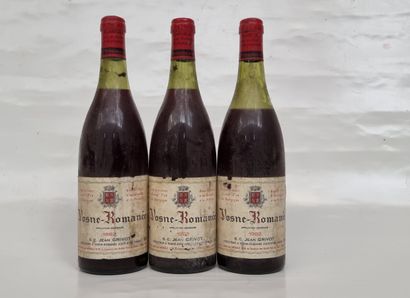 3 B VOSNE-ROMANEE 1982 Jean Grivot (2 à 3,5...
