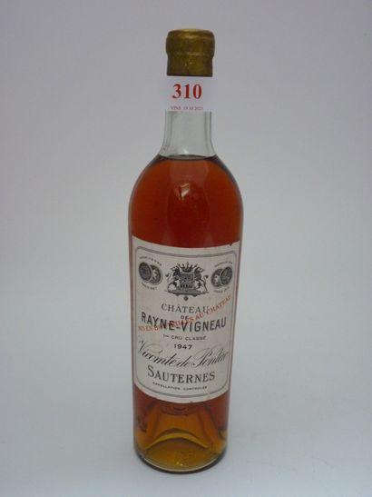 1 B CHÂTEAU DE RAYNE-VIGNEAU 1947 C1 Sauternes...