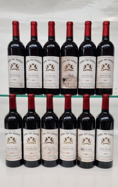 12 B CHÂTEAU GRAND-PUY DUCASSE (Caisse Bois...