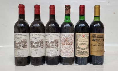 3 B CHÂTEAU CARBONNIEUX Rouge	1979 CC Graves...