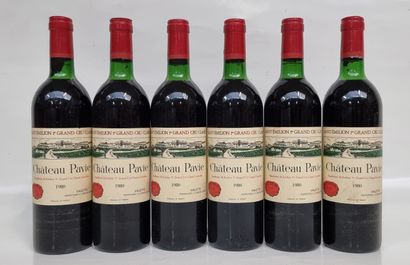 6 B CHÂTEAU PAVIE 1980 GCC1B Saint-Emilion...