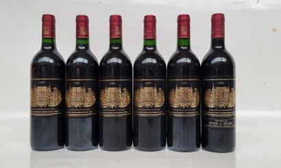 6 B CHÂTEAU PALMER 1992 GCC3 Margaux (quelques...