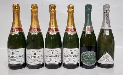 4 B CHAMPAGNE BRUT NM	Alfred Rothschild (étiquettes...