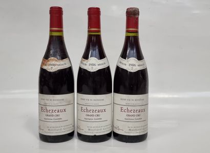 3 B ECHEZEAUX (Grand Cru) 1986 Moillard-Grivot...