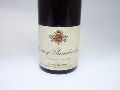 
1 B GEVREY-CHAMBERTIN 1973 J. & M. Gauthey...