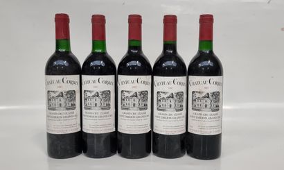 5 B CHÂTEAU CORBIN 1987 GCC Saint-Emilion...