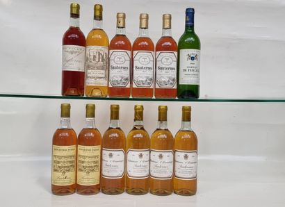 1 B CRU FILLAU 1959 Sauternes (B.G; étiquette...