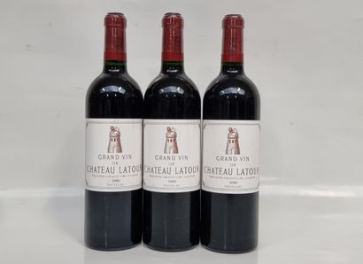 3 B CHÂTEAU LATOUR 2000 GCC1 Pauillac (étiquettes...
