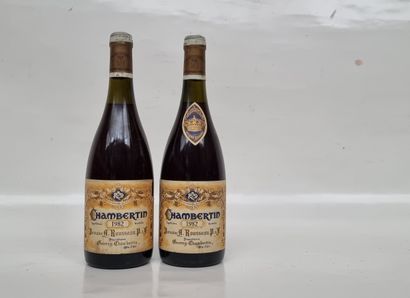 
2 B CHAMBERTIN (Grand Cru) 1982 Armand Rousseau...