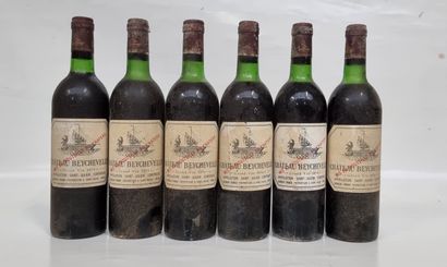 6 B CHÂTEAU BEYCHEVELLE 1974 GCC2 Saint-Julien...